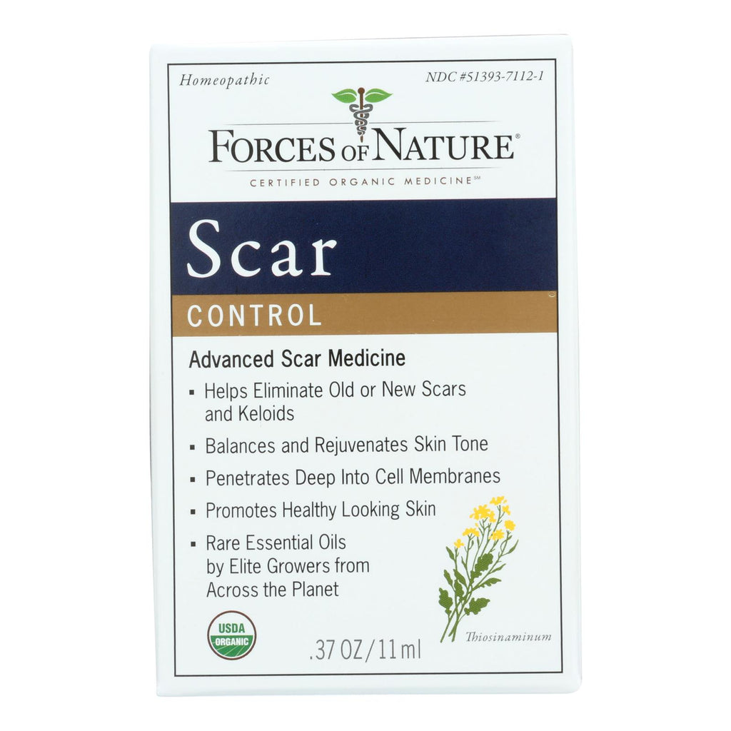 Organic Scar Control (Pack of 11ml) - Forces Of Nature - Cozy Farm 