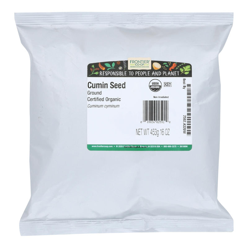 Frontier Herb - Organic  Cumin Seed Powder (1lb) - Bulk Ground Cumin - Cozy Farm 