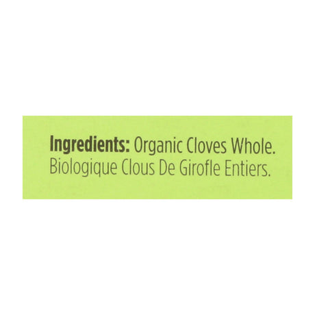 Spicely Organics Whole Organic Cloves (Pack of 6 - 0.15 Oz.) - Cozy Farm 