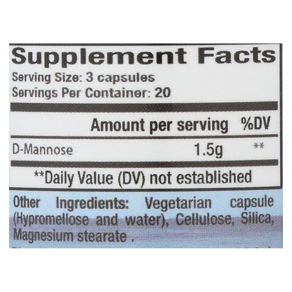 Cleartract D-Mannose Formula - 500mg - 60 Capsules - Cozy Farm 