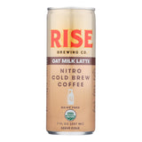 Rise Brewing Co. Nitro Cold Brew Coffee, Oat Milk Latte, 7 Fl Oz, Pack of 12 - Cozy Farm 
