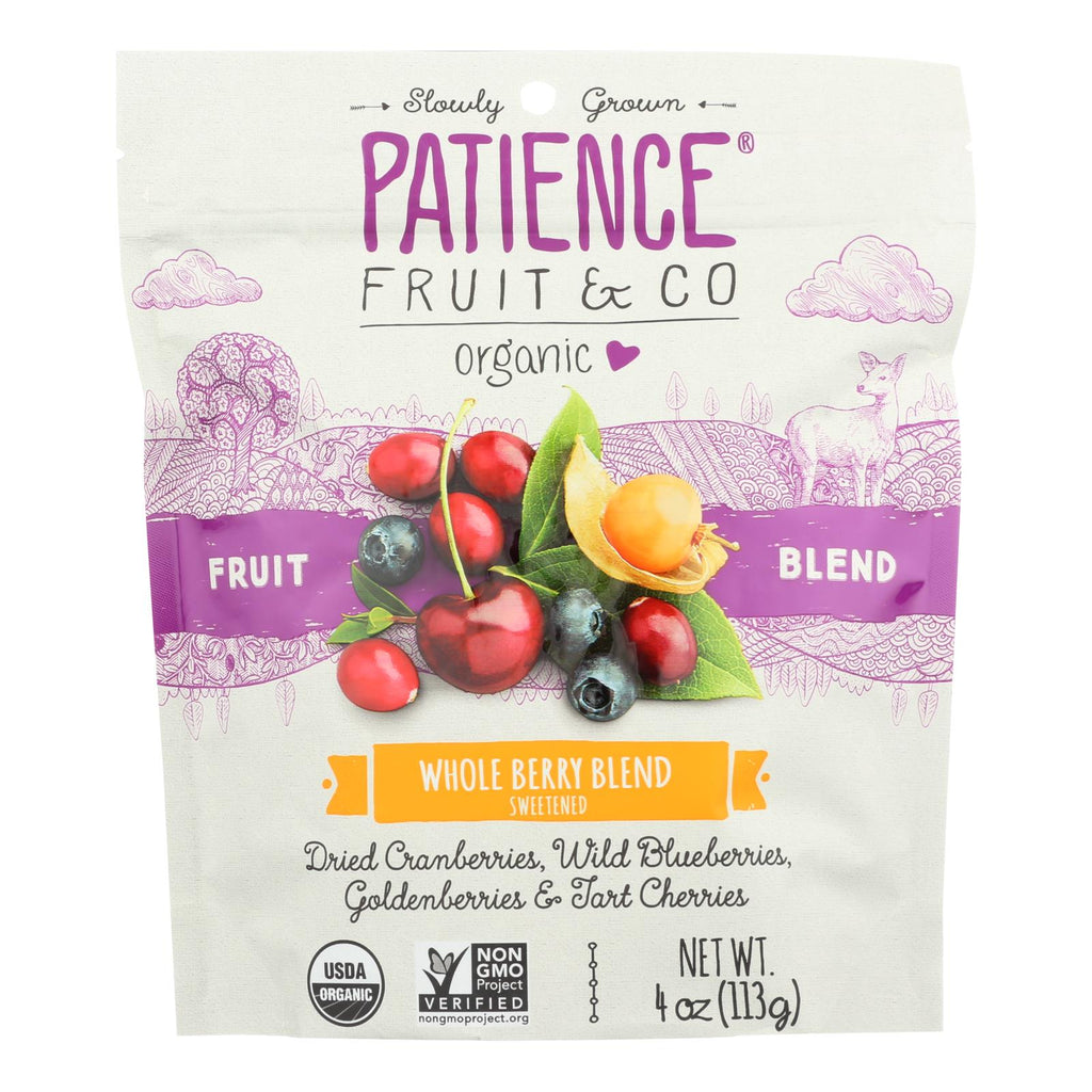 Patience Fruit & Co Whole Berry Blend Mixed Berries (Pack of 8 - 4 Oz.) - Cozy Farm 