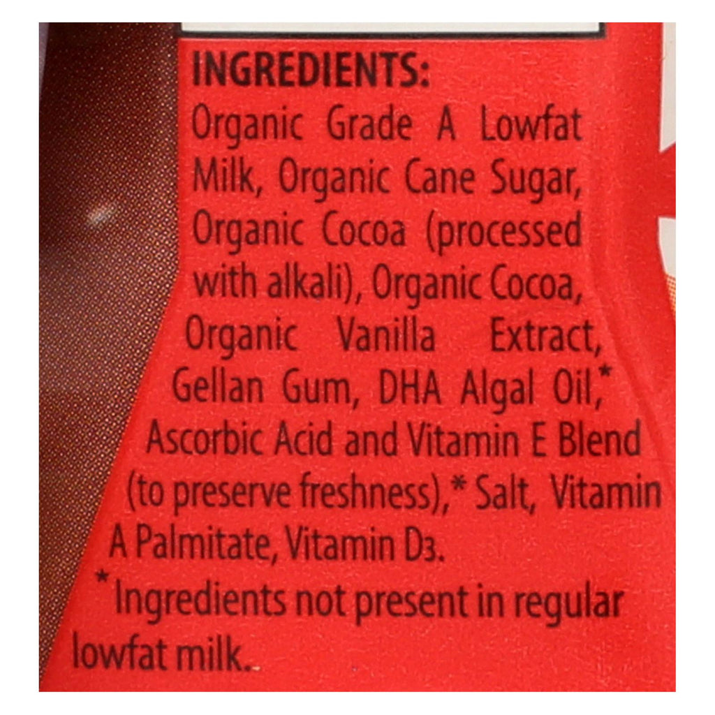 Horizon Organic Dairy Milk (Pack of 3) - Chocolate Lowfat 1% Plus DHA Omega-3, 6/8 Oz - Cozy Farm 