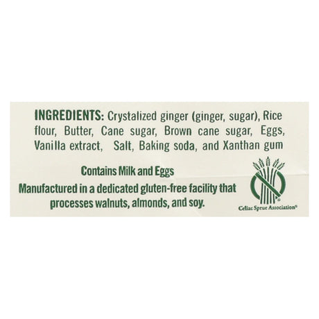 Tate's Bake Shop Ginger Zinger Cookies, 7 Oz. (Pack of 12) - Cozy Farm 