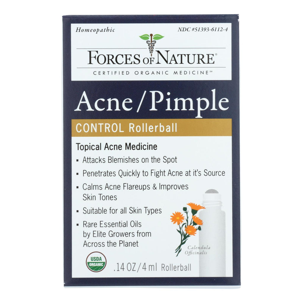Forces Of Nature Acne/Pimple Rollerball Applicator - 4 mL - Cozy Farm 