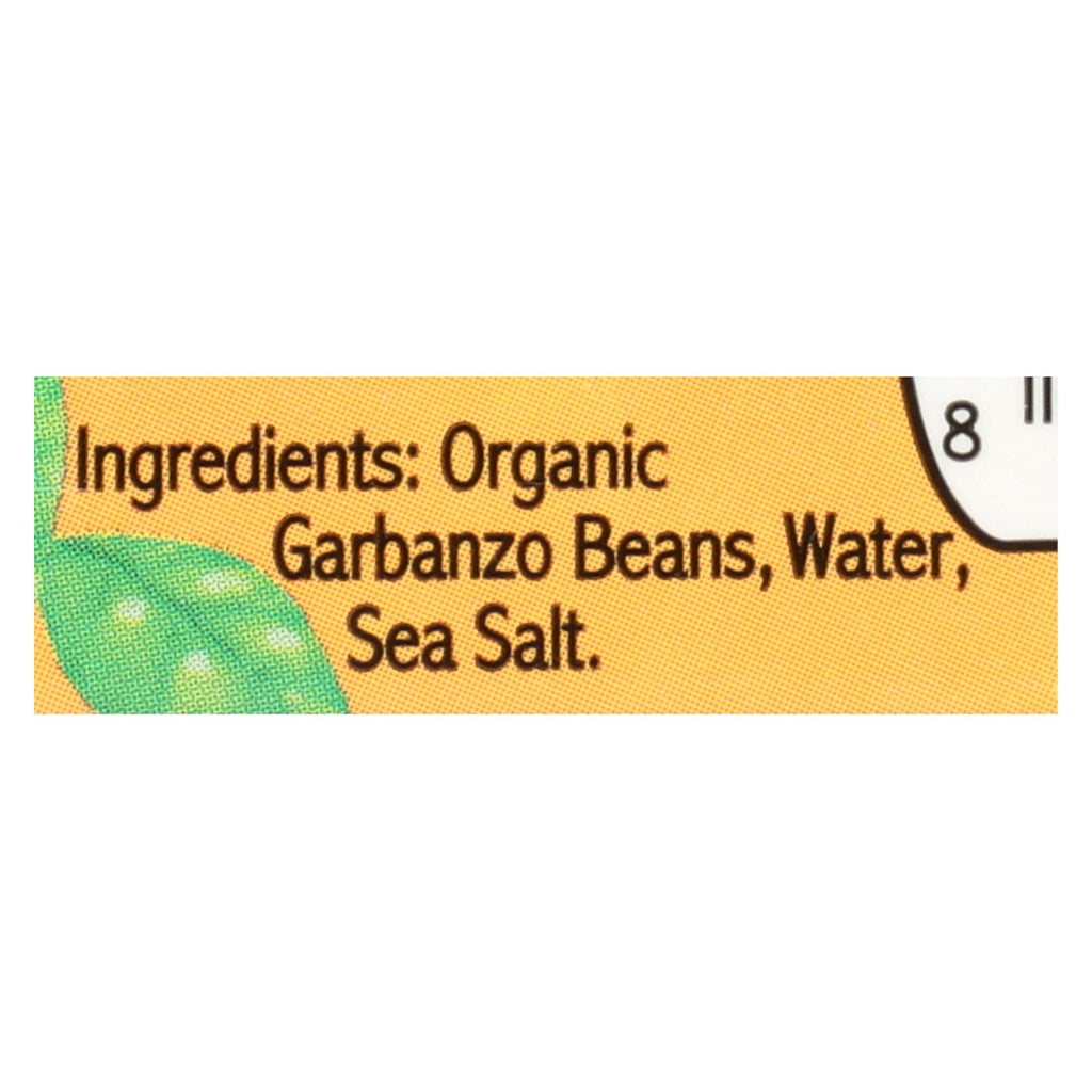Jack's Quality Organic Garbanzo Beans - Low Sodium, Pack of 8, 13.4 Oz. - Cozy Farm 