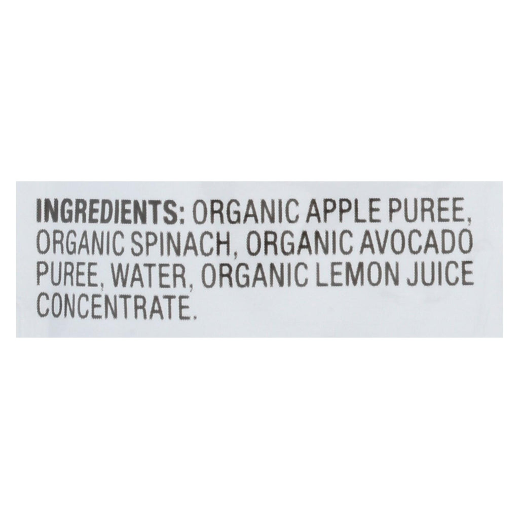 Plum Organics (Pack of 6) Stage2 Blends Baby Food Apple Spinach Avocado - 3.5 Oz. - Cozy Farm 