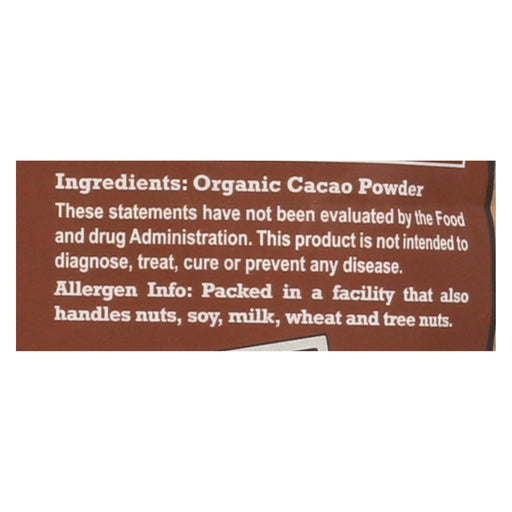 Natierra Organic Cacao Powder (Pack of 6 - 8 Oz.) - Cozy Farm 