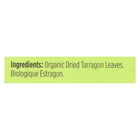 Spicely Organics Organic Tarragon - 6 Pack, 0.1 Oz. Each - Cozy Farm 