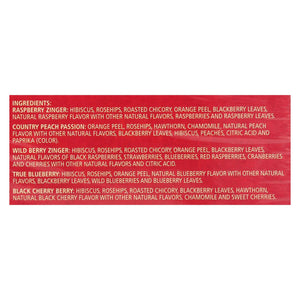 Celestial Seasonings Fruity Variety Herbal Tea, 6 Pack x 18 Tea Bags - Cozy Farm 