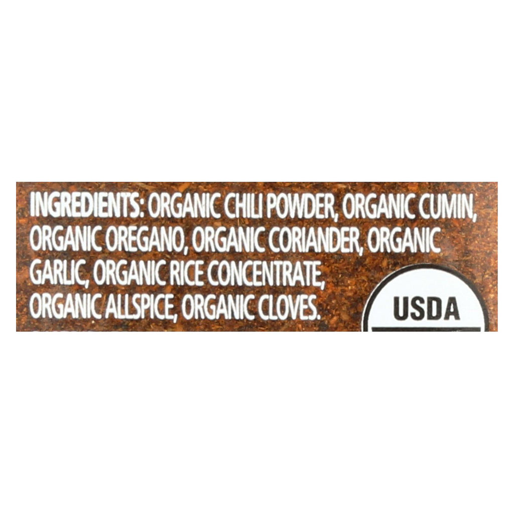 Organic Chili Powder (Pack of 2.89 Oz.) - Simply Organic - Cozy Farm 