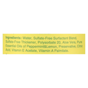 Rebel Green Hand Soap (Pack of 4) - Refreshing Peppermint and Lemon Scent - 16.9 Fl Oz. - Cozy Farm 