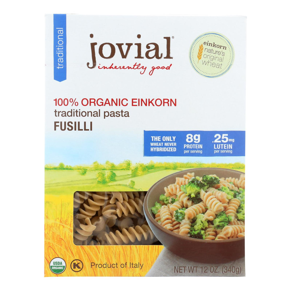 Jovial Gluten-Free Brown Rice Fusilli Pasta, 12-Ounce (Pack of 12) - Cozy Farm 