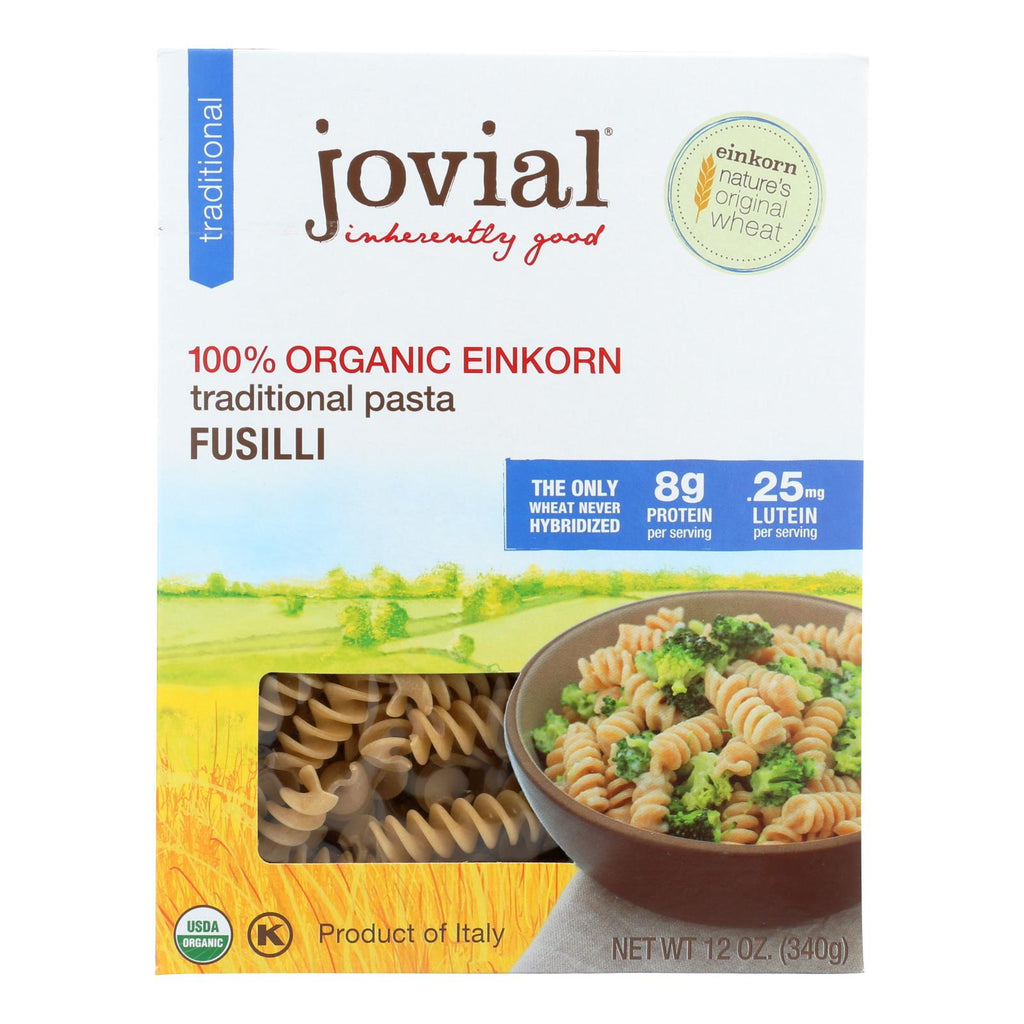 Jovial Gluten Free Brown Rice Fusilli Pasta (Pack of 12 - 12 Oz.) - Cozy Farm 