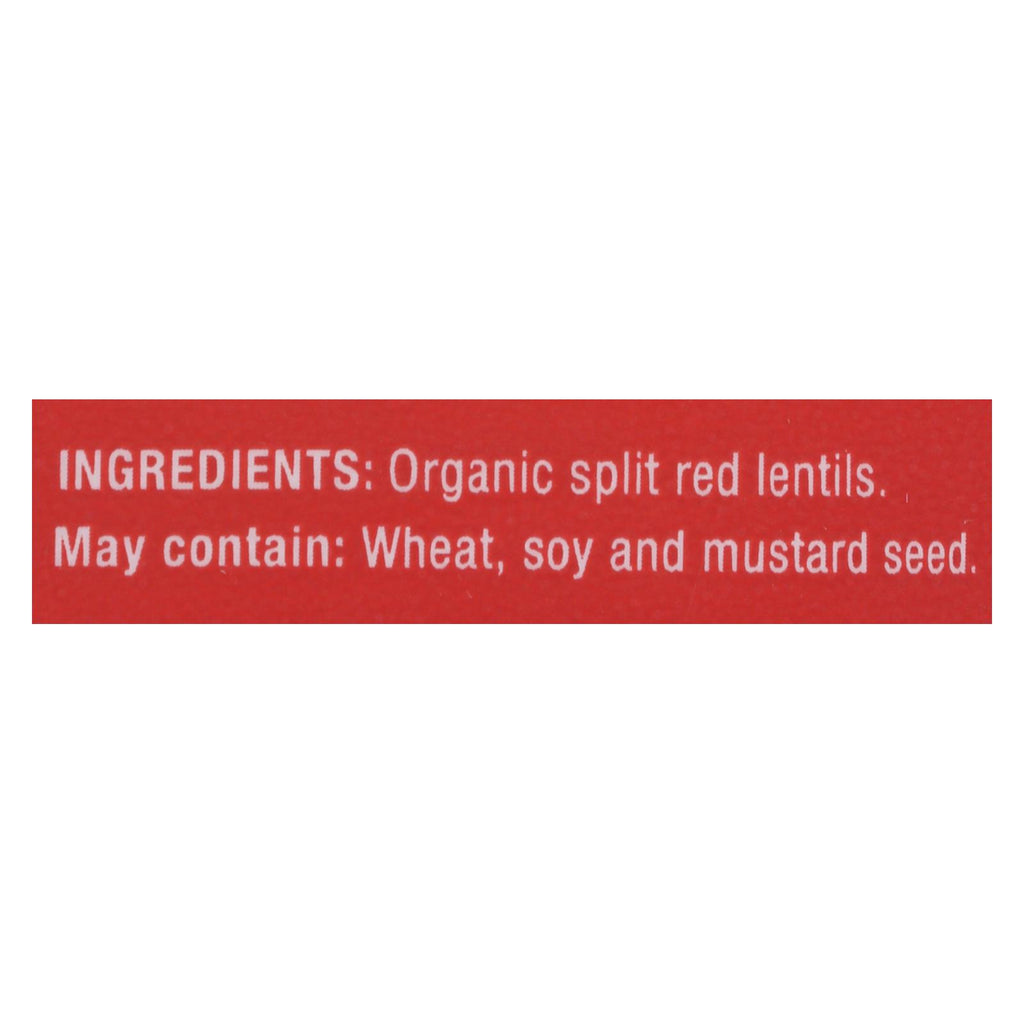 Farmer Direct Co-op Lentils Split Red (Pack of 12 - 1 Lb.) - Cozy Farm 