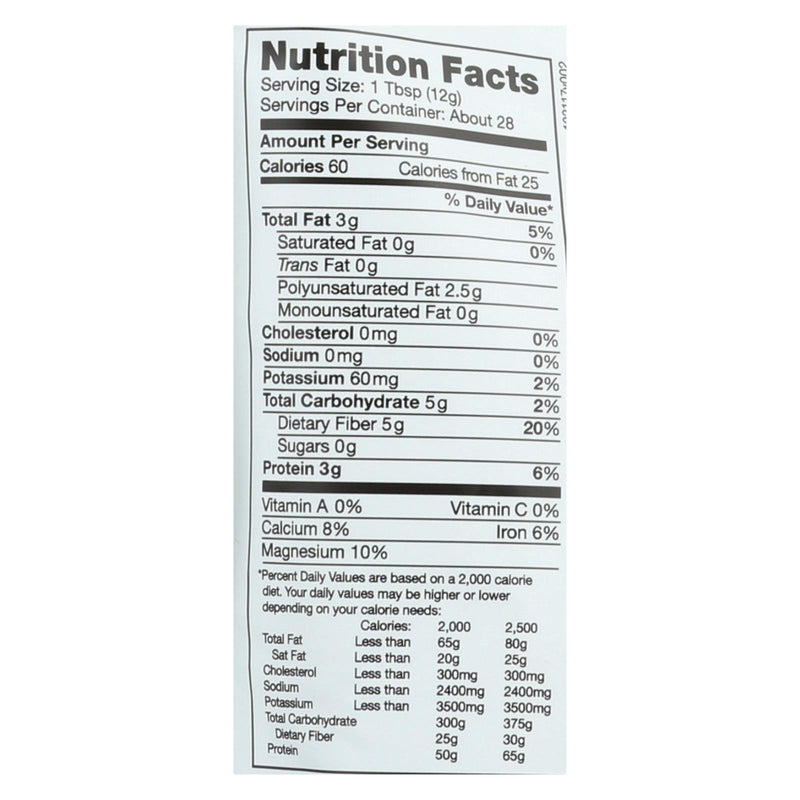 Nutiva Chia Seed, Organic, High in Fiber, Omega-3s, and Antioxidants, 12 Oz. Pack - Cozy Farm 