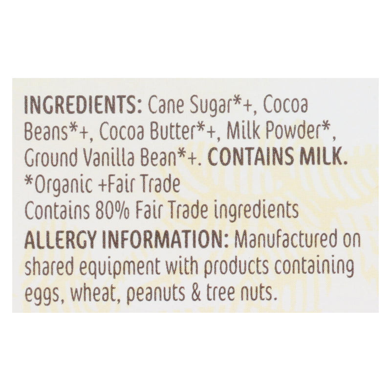 Organic Theo Chocolate Bar - Classic Milk (45% Cacao) Pure 3 Oz Bars (Pack of 12) - Cozy Farm 