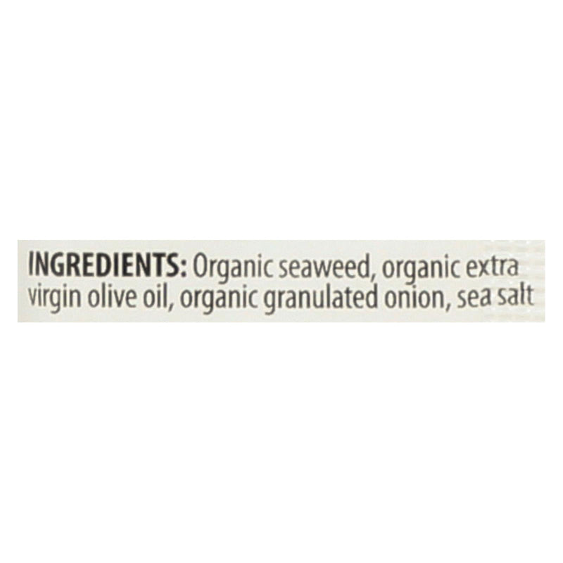 Seasnax Premium Organic Roasted Seaweed Snack - Toasty Onion (Pack of 24 - 0.18 Oz.) - Cozy Farm 