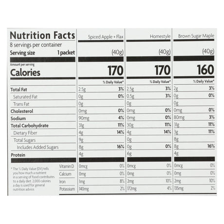 Nature's Path Organic Instant Hot Oatmeal Variety Pack (Pack of 6 - 11.3 Oz. Each) - Cozy Farm 