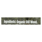 Spicely Organics Premium Organic Dill Weed, 3-Pack (0.6 oz. each) - Cozy Farm 