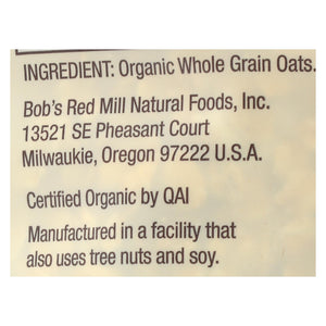 Bob's Red Mill Gluten Free Organic Rolled Oats (4 Pack), 32 oz - Cozy Farm 