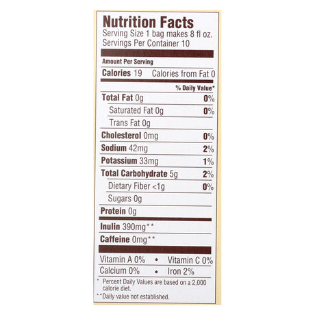 Teeccino Dandelion Caramel Nut Herbal Coffee - 10-Bag Pack - Cozy Farm 