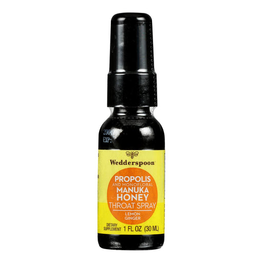 Wedderspoon Lemon Ginger Honey (Pack of 1 - 1 Fl Oz) - Cozy Farm 