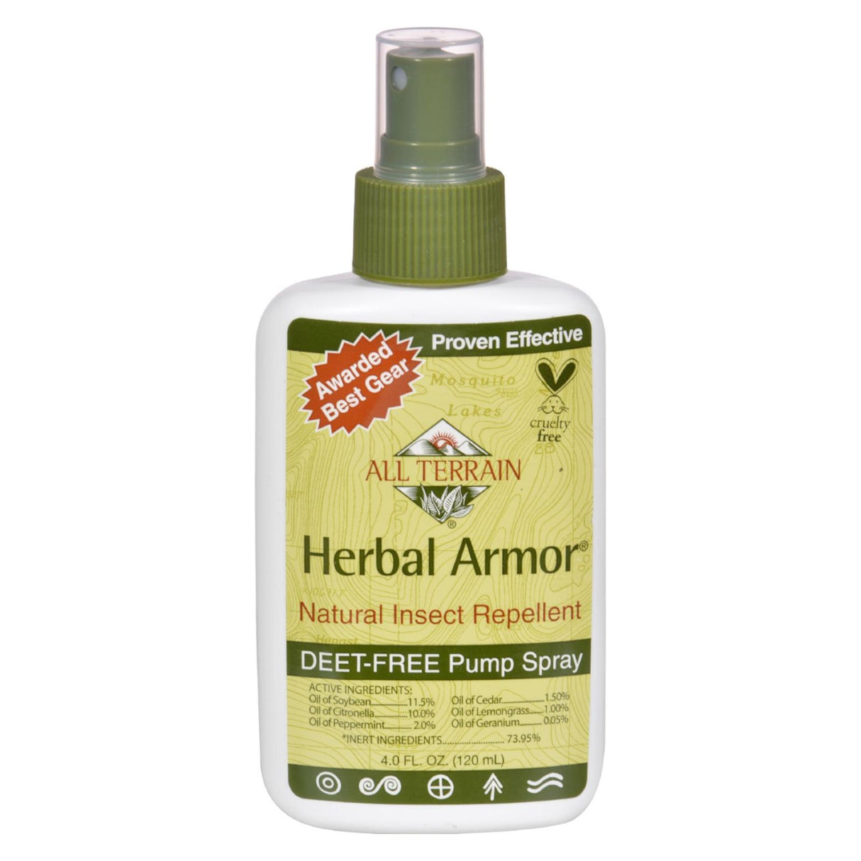 All Terrain Herbal Armor Natural Insect Repellent, 4 Fl Oz - Cozy Farm 