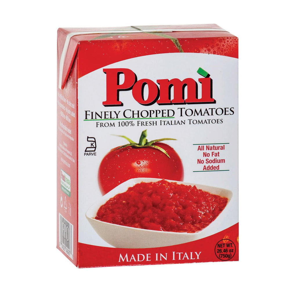 Pomi Finely Chopped Tomatoes (Pack of 12 - 26.46 Oz.) - Cozy Farm 