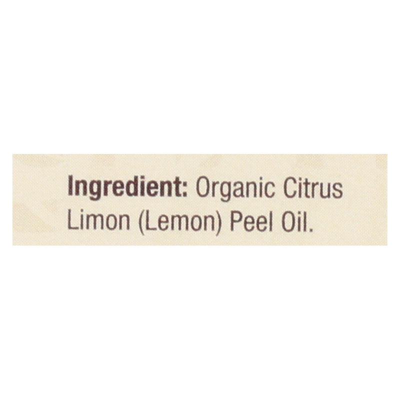 Nature's Answer Organic Lemon Essential Oil, 0.5 Oz. - Cozy Farm 