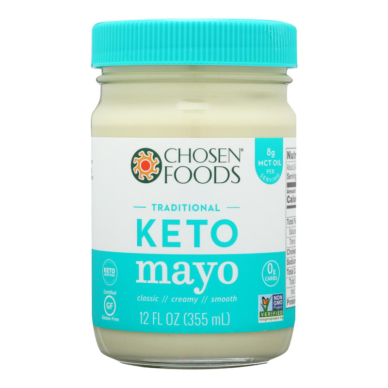 Chosen Foods 12 FL OZ Coconut Oil Mayo (Pack of 6) - Cozy Farm 