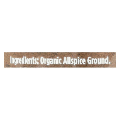 Spicely Organics Organic Ground Allspice - 1.6 Oz. Pack of 3 - Cozy Farm 