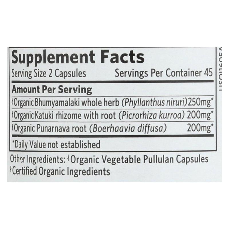Organic India USA Liver & Kidney Supplement (90 Capsules) - Cozy Farm 