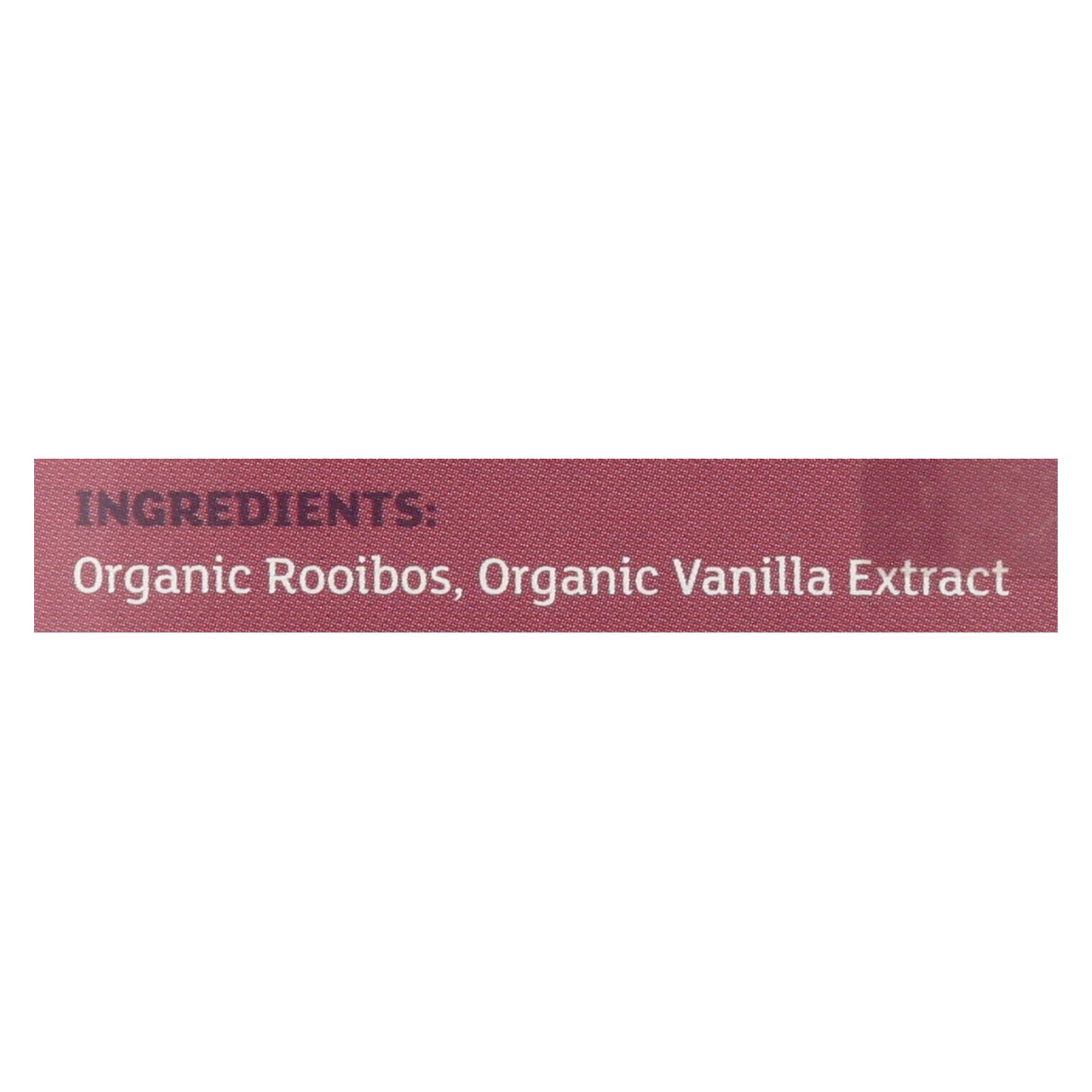 Equal Exchange Organic Vanilla Rooibos Herbal Tea, 6 Packets of 20 Tea Bags - Cozy Farm 