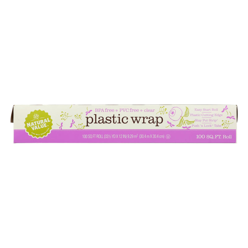 Natural Value Premium Clear Plastic Wrap 24-Count - Cozy Farm 