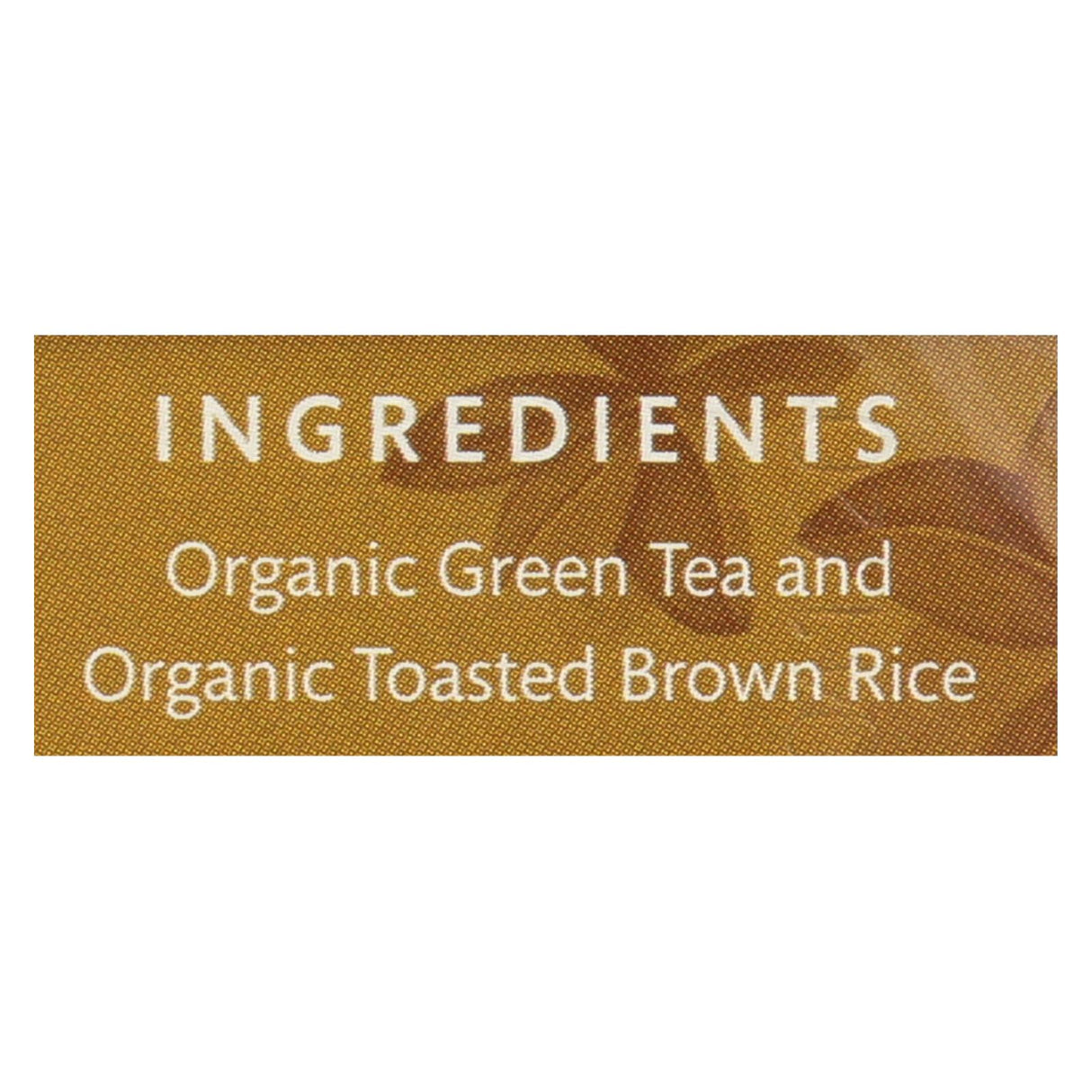 Choice Organic Teas Green Tea With Toasted Brown Rice (Pack of 6 - 16 Tea Bags Each) - Cozy Farm 