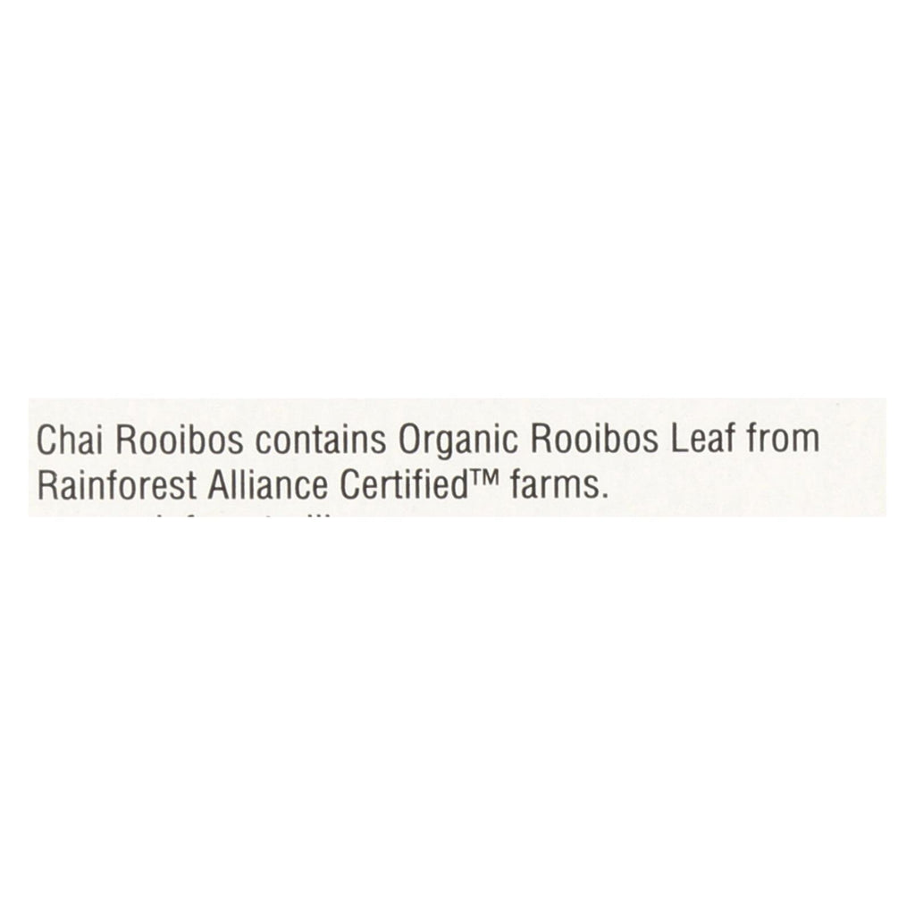 Organic Yogi Herbal Tea Caffeine Free Chai Rooibos (Pack of 6 - 16 Tea Bags Each) - Cozy Farm 