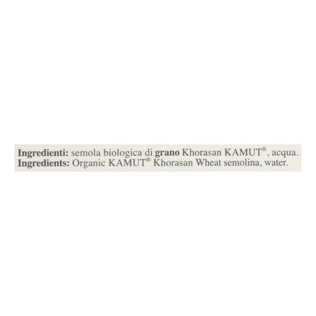 Monograno Organic Kamut Spaghetti, 17.64 Oz. (Pack of 12) - Cozy Farm 