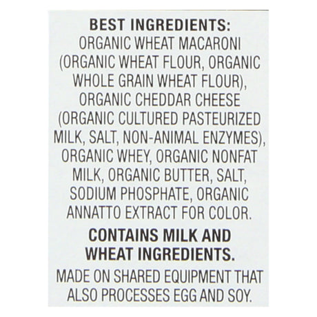 Annie's Homegrown Organic Grass-Fed Mild Cheddar Mac & Cheese (12 Pack, 6 Oz Each) - Cozy Farm 