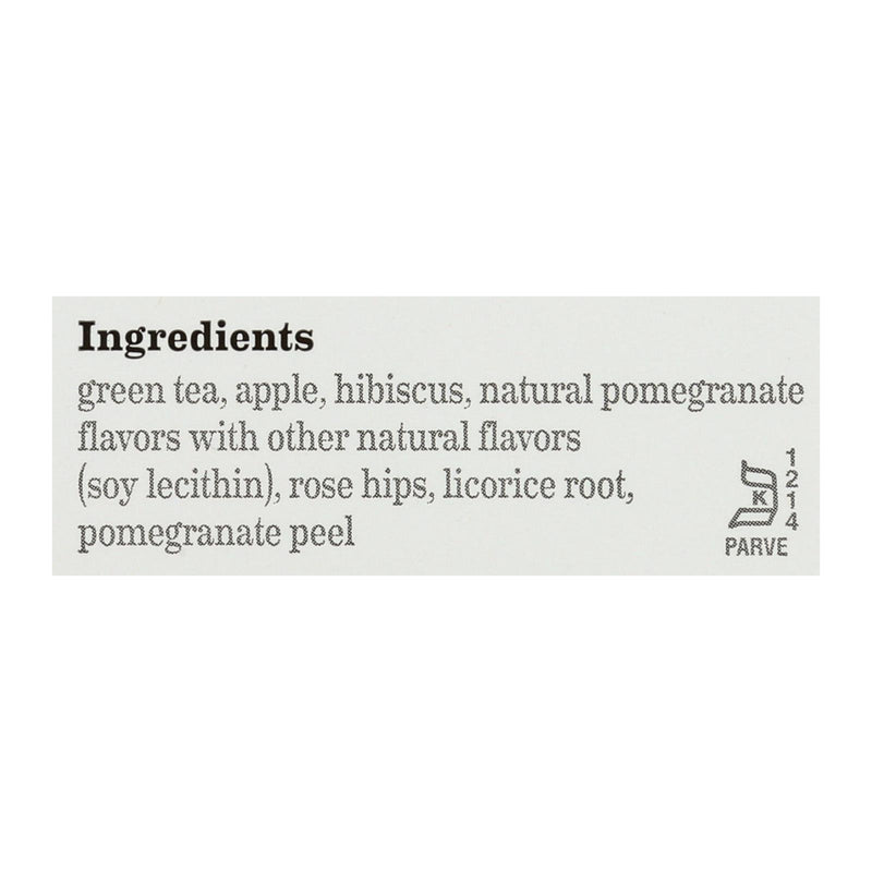 Bigelow Green Tea with Pomegranate: Antioxidant-Rich Tea, 6 Pack x 20 Tea Bags - Cozy Farm 