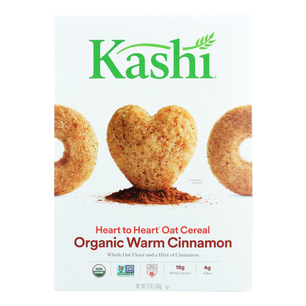 Kashi Heart to Heart Warm Cinnamon Oat Cereal (Pack of 12 - 12 Oz) - Cozy Farm 