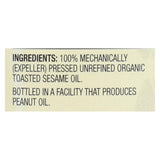 Spectrum Naturals Toasted Sesame Oil, Organic, Unrefined (8 Fl Oz, Pack of 6) - Cozy Farm 