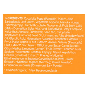 Andalou Naturals Glycolic Brightening Pumpkin Honee Mask (1.7 Fl Oz) - Cozy Farm 