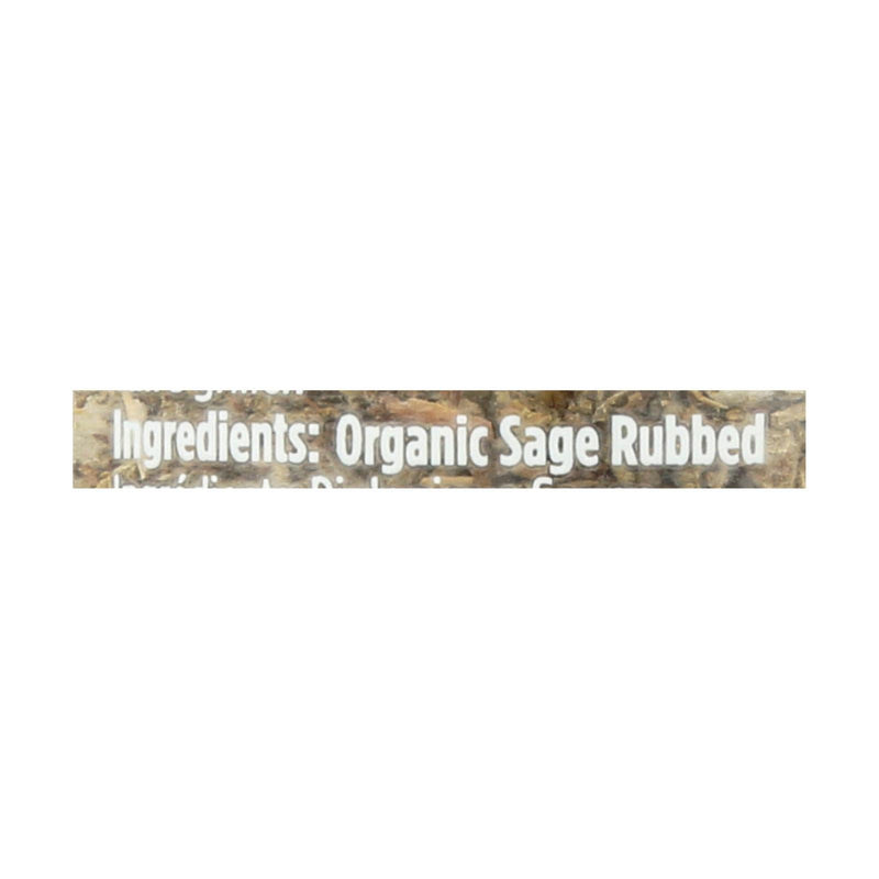 Spicely Organics Organic Sage Rubbed, Pack Size: 3, 0.4 Oz. Each - Cozy Farm 