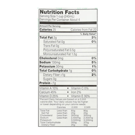 So Delicious Unsweetened Almond Milk Beverage, 32 Fl Oz. (Pack of 6) - Cozy Farm 