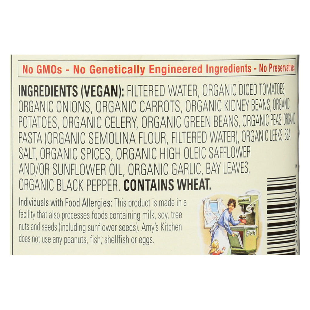 Amy's Organic Low-Fat Minestrone Soup (Pack of 12 - 14.1 Oz.) - Cozy Farm 