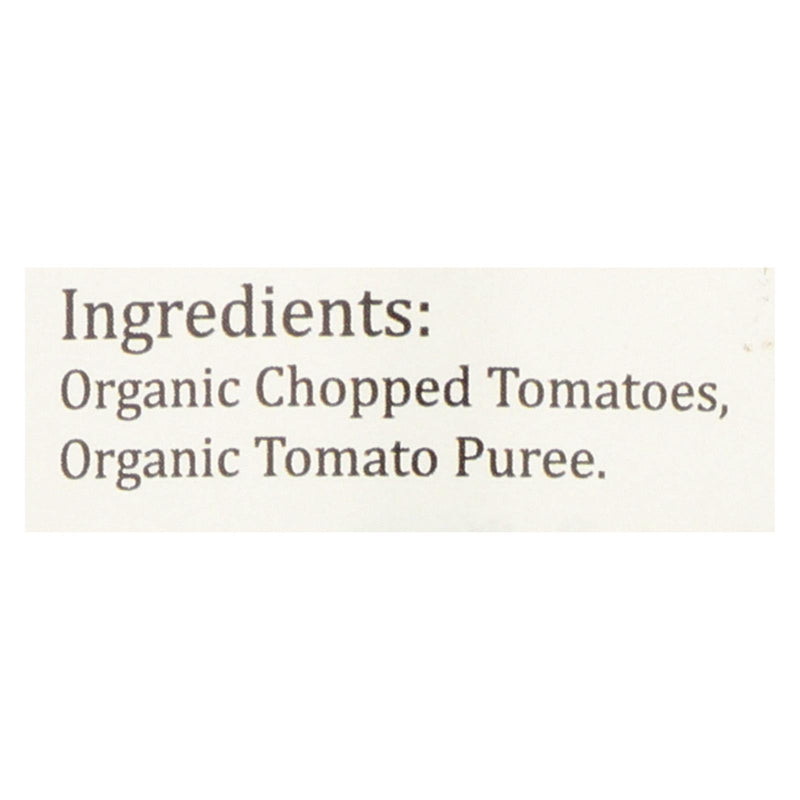 Organico Bello Chopped Tomatoes, 14.28 Oz. (Pack of 12) - Cozy Farm 