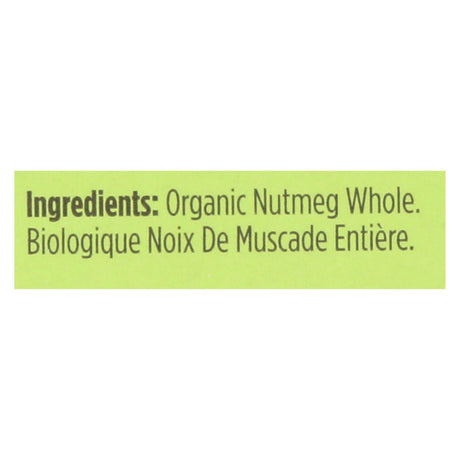 Spicely Organics Organic Nutmeg Whole (0.1 Oz., Pack of 6) - Cozy Farm 