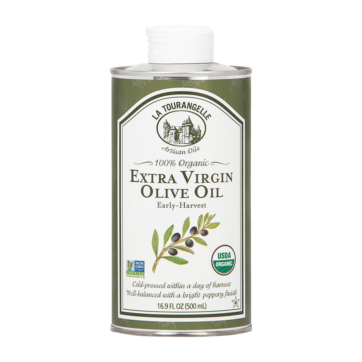 La Tourangelle Organic Extra Virgin Olive Oil (Pack of 6) - 16.9 Fl Oz. - Cozy Farm 