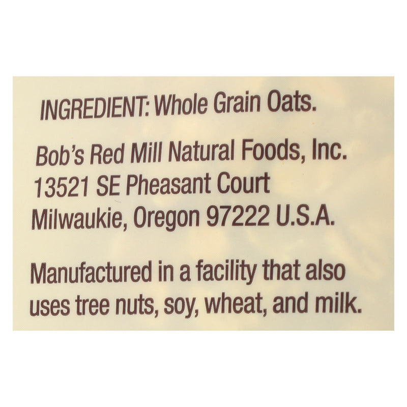 Bob's Red Mill Old-Fashioned Rolled Oats, 128 Oz., Rolled Whole Grain Oats - Cozy Farm 